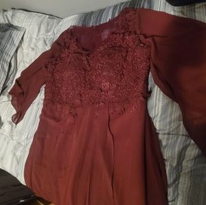 Dress from JJ's house, 24w, never altered, burgundy